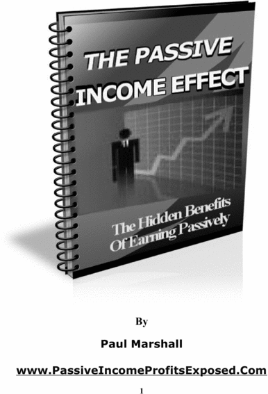 Product picture The Passive Income Effect